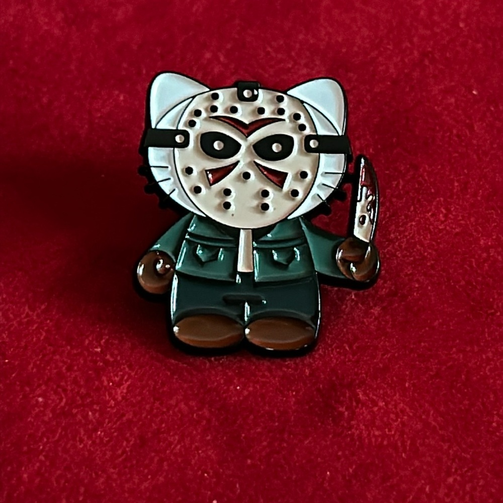 Disguised spooky Kitty enamel Pins - 3 pins